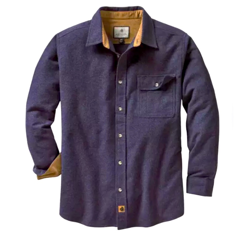 Legendary Whitetails Men's Buck Camp Flannel XL Navy Heather 6464